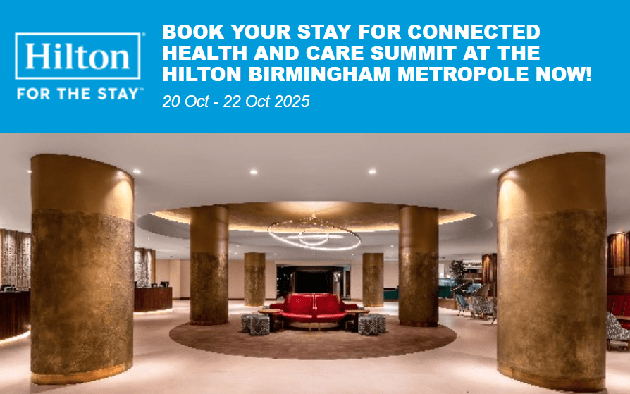 Hilton hotel lobby image
